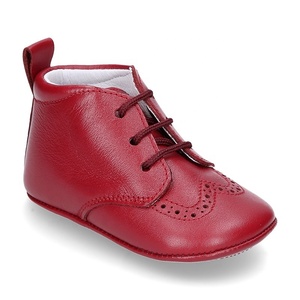 <span class=keywords><strong>Botas</strong></span> de bebé de cuero genuino con logo personalizado, bonitos colores, suela suave elegante para niños y niñas - Product Image 2
