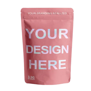 Tùy chỉnh in resealable Ziplock thực phẩm chết cắt túi mùi bằng chứng đứng lên túi 3.5g bao bì nhựa Mylar Túi - Product Image 2