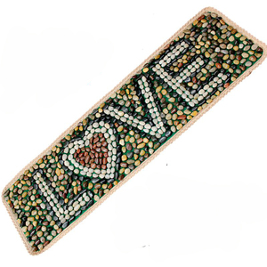 Estera de masaje de pies de piedra de flor de lluvia Natural, manta para caminar de pedicura, tabla de presión de guijarros, almohadilla masajeadora de pies, masajeadores de pies - Product Image 1
