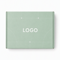 Boîte d'expédition en carton ondulé Kraft avec logo personnalisé, pliable, emballage en papier pour vêtements, cadeaux, OEM ODM