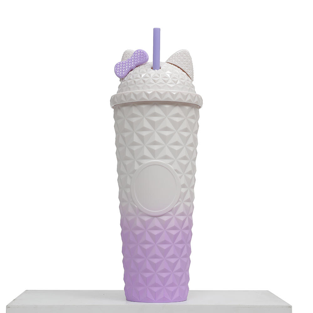 Gradient white purple