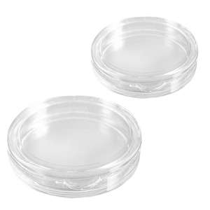 Capsules de pièces rondes en plastique transparent de 20mm Boîte de collection de pièces de monnaie modèle de porte-monnaie Euro 10 Cent - Product Image 1