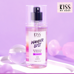 Brume parfumée Kiss My Body pour filles 88ml, parfum longue durée avec senteur Wanderlust, certifiée Halal pour une utilisation quotidienne - Product Image 2