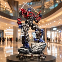 Statue d'animal Optimus Prime en résine faite à la main à l'échelle 1/2 pour la décoration et l'exposition à la maison
