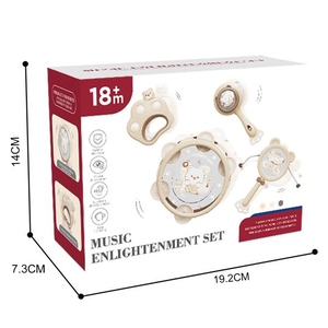 Juego de Sonajeros Musicales para Bebés de 4 Piezas con Diseño de Oso Adorable, Plástico Seguro y No Tóxico, Instrumento de Percusión Sensorial Montessori para Niños Mayores de 18 Meses - Product Image 3
