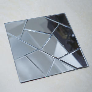 Carreau de <span class=keywords><strong>verre</strong></span> miroir en mosaïque gris bronze moderne 4mm d'épaisseur poli plat <span class=keywords><strong>pour</strong></span> mur intérieur fourniture d'hôtel et d'appartement - Product Image 1