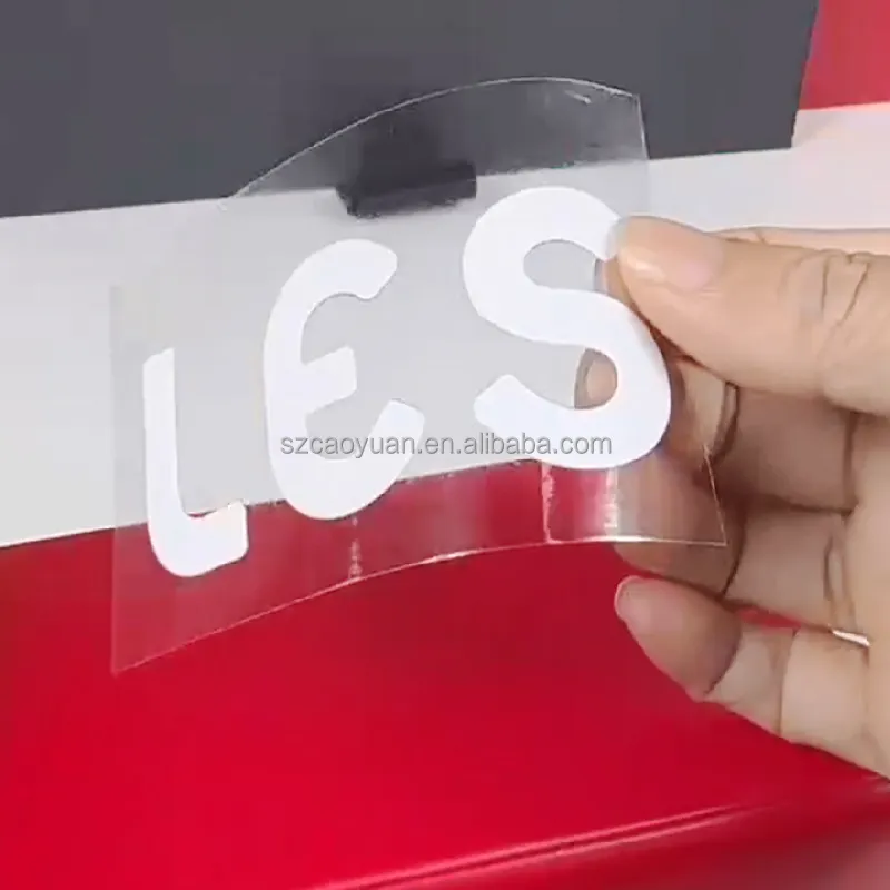 맞춤형 방수 개인 인쇄 자체 접착 투명 pp 라벨 투명 스티커 호일 핫 스탬핑