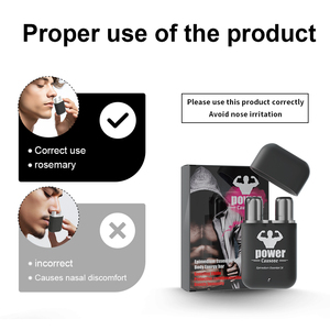 Barras energéticas de aceite esencial de Epimedium, fórmula suave a base de plantas que mejora la vitalidad masculina y las habilidades saludables, inhalador de barra nasal - Product Image 2