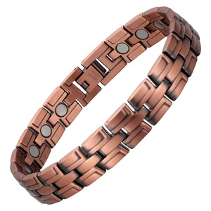 Fashion Jewelry Classic Pure <b>Copper</b> Ring <b>Bracelet</b> for Arthritis Black Plating Fatigue Recovery <b>Copper</b> Magnetic <b>Bracelet</b> - Product Image 1