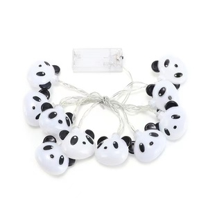 LED Panda Light String Cute Animal <span class=keywords><strong>Modeling</strong></span> Light String Decoración de la habitación de los niños Ambiente de vacaciones Luces de color - Product Image 6