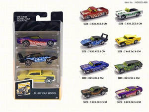 Xe mô hình thể thao cổ điển, xe đua trượt hợp kim tỷ lệ 1/64, bánh xe tự do, bán chạy - Product Image 3