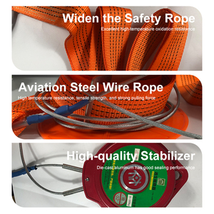 Dispositif d'évacuation à descente lente pour immeubles de grande hauteur, modèle TH-30A, <span class=keywords><strong>flexible</strong></span>, durable et portable, capacité de charge 10-100 kg - Product Image 3