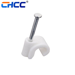 Customized Wholesale <strong>Plastic</strong> 8mm, Desktop Cable <strong>Clip</strong> Holder Wire Nail <strong>Clip</strong> - Product Image 2