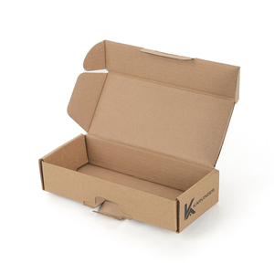 กล่องกระดาษลูกฟูกแบบลิ้นชักสำหรับบรรจุภัณฑ์เสื้อผ้า พร้อมสติกเกอร์ตกแต่ง ผลิตภัณฑ์ยอดนิยมสำหรับการพิมพ์เฟล็กโซกราฟี - Product Image 4