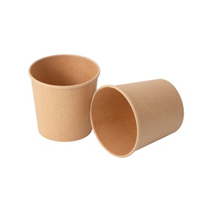 Custom Print 16 oz 12oz 8oz Biodegradable Pla Coated Paper Cup for Hot Drink