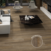 Luxus-Vinyl böden mit Holz prägung Klicken Sie auf SPC Klicken Sie auf Bodenbelag PVC Pisos De Vinilo für Fitness-und Schul anwendungen