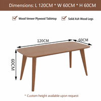 Ensemble de table basse et tabouret rond en similicuir personnalisé avec plateau en contreplaqué placage bois pour bar et salon