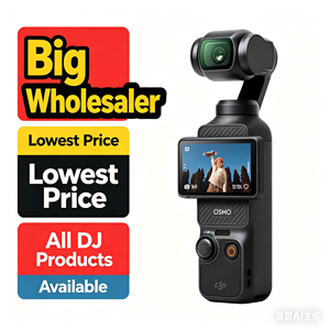 กล้องวิดีโอบล็อก <span class=keywords><strong>DJI</strong></span> <span class=keywords><strong>Osmo</strong></span> Pocket <span class=keywords><strong>3</strong></span> รุ่นดั้งเดิม 1 CMOS 4K 120FPS วิดีโอ ติดตามใบหน้าและวัตถุ หน้าจอสัมผัสหมุนได้ 2 ทิศทาง ระบบกันสั่น <span class=keywords><strong>3</strong></span> แกน - Product Image 1