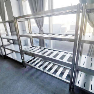 Gran oferta de VICTORY, estante de diamante de acero inoxidable, estante de almacenamiento inox, equipo de catering para otros suministros de hotel y restaurante - Product Image 6