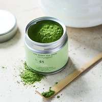 Boîte de conserve Matcha de qualité alimentaire de 30ml 50ml 100ml avec couvercle à ouverture facile Boîte en métal scellée pour thé et café en poudre