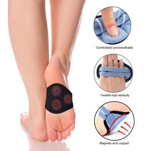 Insole penyangga lengkungan bantalan kompresi magnetik, lengan Plantar Fasciitis untuk menghilangkan rasa sakit & nyeri, kaki datar & taji tumit - Product Image 5