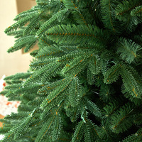 High-End 120/150/180/210/240CM Grüner künstlicher Kiefern-Weihnachts baum Elegant dekorativ mit Verschlüsse lung für die Weihnachts zeit