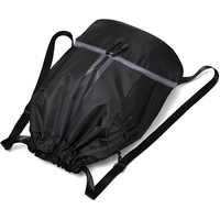 Sac de sport en filet personnalisé, sac à dos de plage pour hommes et femmes, sac à dos d'été en filet avec cordon de serrage et poches étanches pour la randonnée en plein air