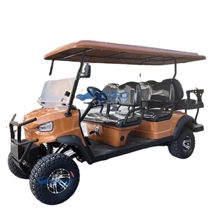 6 Seat Gasoline Golf Cart with Cargo Bucket Off-road All-Terrain 4-Wheel Vehicle 30-50km/h <b>Speed</b> - Product Image 1