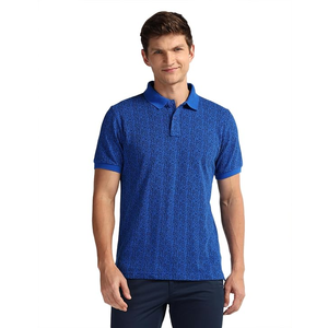 Prix de gros – Polos élégants pour hommes à manches courtes imprimés, design personnalisé, coupe ajustée, fabriqués au Bangladesh - Product Image 1