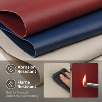 Rouleau de cuir PU en microfibre pour l'ameublement intérieur automobile - Résistant à l'eau, anti-moisissure, résistant à l'abrasion, ignifuge
