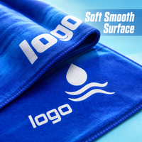 Serviettes en microfibre pelucheuses imprimées double face, antibactériennes, séchage rapide, sans agent fluorescent, pour le bain des enfants et le nettoyage du visage