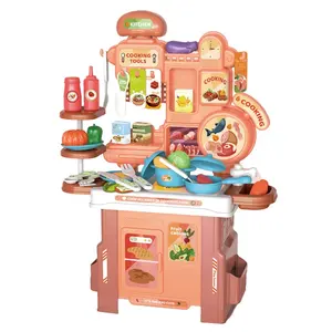 Doctor Toy Makeup Set Tool Chef Pretend Play Kids Cooking Game Big Kitchen Set Kids Toys Child Kitchen Toys