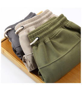 Shorts de bain grande taille personnalisés respirants en polyester/nylon style anglais à taille haute avec cordon de serrage – Vente en gros - Product Image 4