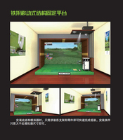 Caiton Golf Davence Technology Golden Game Simulator Practice Net Accessoires populaires Équipement de machine