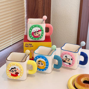 Crayon Shinchan <b>Ceramic</b> <b>Mug</b> With Handle Cartoon Design For Home Use Single Cup - Product Image 3