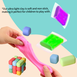 Ensemble d'argile sèche à l'air 36 couleurs argile à <span class=keywords><strong>modeler</strong></span> super légère pour cadeau d'anniversaire d'enfants, douce et ultra légère - Product Image 5