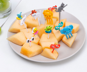 Mini Food Picks for Kids for bento lunch box Cartoon stuzzicadenti <span class=keywords><strong>per</strong></span> torta di frutta Dessert pasticceria Party Supply for Children - Product Image 4
