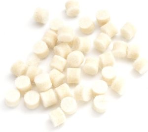 Tampons de nettoyage pour armes à feu en feutre de <span class=keywords><strong>laine</strong></span>, tampons de nettoyage rapide pour chambre d'arme à feu, pastilles de feutre de nettoyage - Product Image 1