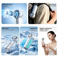 Ventilador Portátil USB Recargable de Alta Velocidad para Refrigeración, 3000 mAh, Ajuste Continuo, Mini Ventilador de Mano