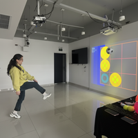 Simulateur de sport en réalité augmentée, football, tennis, jeu de projection en intérieur, centre de divertissement à domicile, jeu interactif en plastique