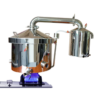 80L 304 en acier inoxydable feu ouvert chauffage distillateur d'eau distillée machine Brandy machine liqueur machine
