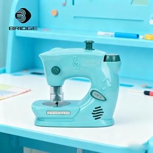 Yüksek Kaliteli Oyuncaklar Mavi Dikiş Makinesi Oyuncakları Çocuklar İçin Rol Yapma Oyunları Plastik Mini Dikiş Makinesi Oyuncakları - Product Image 5