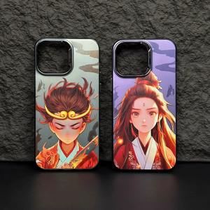 Funda para teléfono móvil Buddha Girls 15Pro Color plata IPhone14 Trendy Animation Spell 13 Protective 2 - Product Image 3