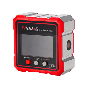 XINIUJG Digital Inclinometer 360 Degree Magnetic Level Gauge With Laser Rechargeable Angle Ruler For Construction And DIY - Product Image 1