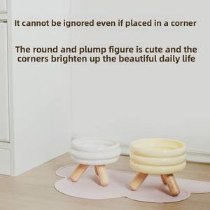 Gulu 32oz eco-friendly ciotola in ceramica per animali domestici colorata Modulare alta protezione per la gamba del collo solido modello di applicazione per l'alimentazione del cane del cucciolo - Product Image 3