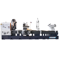 Tour manuel industriel à banc plat horizontal robuste BST CW61125, capacité de tournage 1250 mm, broche MT6 104/140 mm, 4 stations