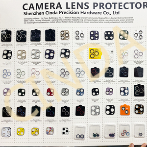 Protezione dello schermo di qualità dell'anello in alluminio di vetro temperato 9H di alta qualità per <span class=keywords><strong>iPhone</strong></span> 15 14 13 <span class=keywords><strong>12</strong></span> serie 11 copriobiettivo della <span class=keywords><strong>fotocamera</strong></span> - Product Image 3