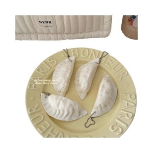 Juguete Antiestrés Creativo y Adorable con Forma de Dumpling, Suave, con Sonido, para Aliviar el Estrés, Divertido Regalo para Estudiantes, Unisex, para Todas las Edades, Colgante - Product Image 5
