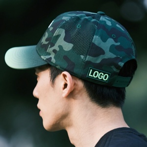 Wholesale Price Custom Camouflage Sporty <b>Baseball</b> <b>Caps</b> Outdoor 6 Panel Common Promotional Mesh <b>Cap</b> - Product Image 2