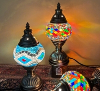Base de lampe de table turque en métal à faire soi-même pour lampe en mosaïque, art déco vintage, lampe de chevet romantique faite à la main
